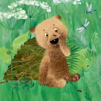 Світ навколо мене. Дивовижні відкриття ведмедика Санні в лісі - Чуб Наталія (S848002У) - Pampik - 2