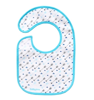 Нагрудник махровий BabyOno Eat and I Grow Стріли (831) - Pampik