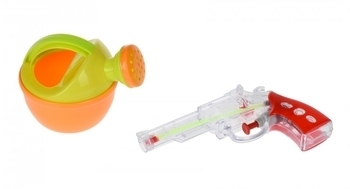 Набор для игры с песком Same Toy, с водным пистолетом, розовый (882Ut-2) - Pampik - 5