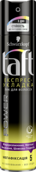 Лак для волосся Taft Power Експрес Укладання мегафіксація, 250 мл - Pampik
