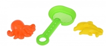 Набір для гри з піском Same Toy, з фрісбі, синій (HY-1205WUt-1) - Pampik - 5