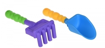 Набір для гри з піском Same Toy Екскаватор, червоний (HY-1810WUt-1) - Pampik - 2