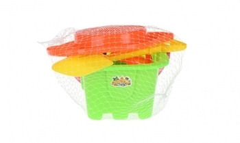 Набор для игры с песком Same Toy, 7 предметов, зеленый (HY-1143WUt-2) - Pampik - 7