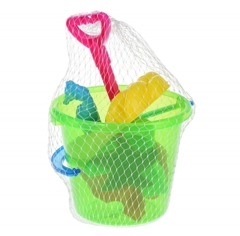 Набор для игры с песком Same Toy, 8 предметов, зеленый (HY-1204WUt-3) - Pampik - 6