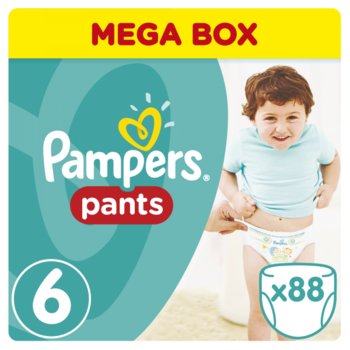 

Уценка. Подгузники-трусики Pampers Pants 6 (15+ кг), 88 шт.