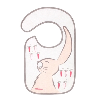 Нагрудник махровый BabyOno Flavour Explorer, бежевый (832) - Pampik