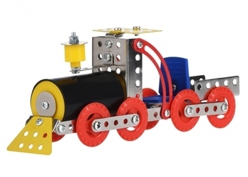 Конструктор Same Toy Inteligent DIY Model Car Паравоз, 117 деталей (58033Ut) - Pampik