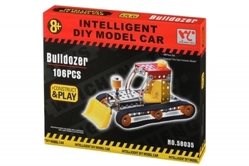 Конструктор Same Toy Inteligent DIY Model Car Бульдозер, 106 деталей (58035Ut) - Pampik