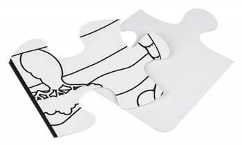 Пазл-раскраска Same Toy Семья драконов, 12 элементов (2162Ut) - Pampik - 3