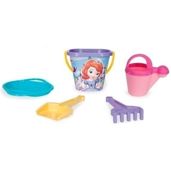 Набір для піску Wader Disney Софія Прекрасна, 5 елементів, фіолетовий з рожевим (77741) - Pampik