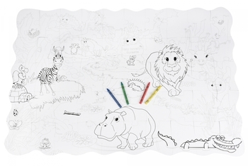 Пазл-розмальовка Same Toy Світ тварин, 50 елементів (2030Ut) - Pampik - 3