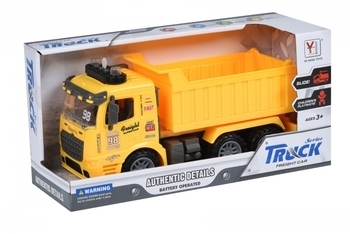 Самосвал Same Toy Truck, со светом и звуком, желтый (98-614AUt-1) - Pampik - 3