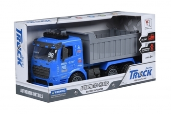 Самосвал Same Toy Truck, со светом и звуком, синий (98-614AUt-2) - Pampik - 3