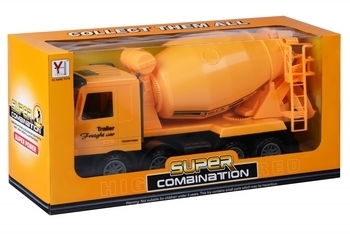 Машинка Same Toy Super Combination Бетономешалка, желтый (98-85Ut-2) - Pampik - 2