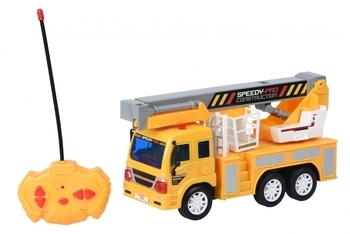 Машинка на радиоуправлении Same Toy City Кран с корзиной, желтый (F1605Ut) - Pampik