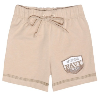 Шорти Garden Baby Клишоногий ведмедик, стрейч-кулір, р.68, бежевий (59062-16) - Pampik