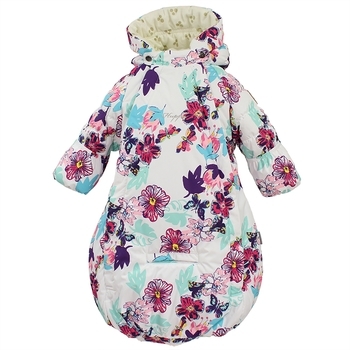 Спальний мішок Huppa Zippy, р.56, білий з рожевим (32130020-81120) - Pampik