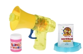 Мыльные пузыри Same Toy Bubble Gun Рупор с подсветкой, желтый (925AUt-1) - Pampik