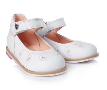 Туфли Theo Leo, кожа, р.18, белый (138_18) - Pampik