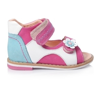 Сандалии Theo Leo, нубук, р.18, розовый (139_18) - Pampik - 2