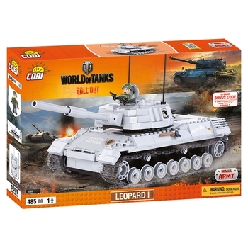 

Конструктор Cobi World Of Tanks Леопард I, 470 деталей (COBI-3009)