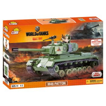 

Конструктор Cobi World Of Tanks М46 Паттон, 525 деталей (COBI-3008