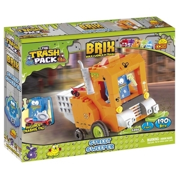 

Конструктор Cobi Trash Pack Brix Уличный уборщик, 190 деталей (COBI-6266