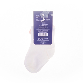 Шкарпетки Katamino, р.15-18, 2 пари, рожевий з молочним (K42053) - Pampik - 4