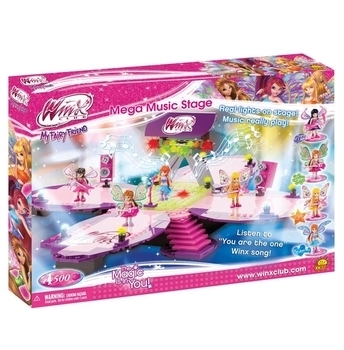 

Конструктор Cobi Winx Club Музыкальная сцена, 500 деталей (COBI-25502)