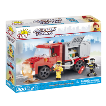 

Конструктор Cobi Action Town Пожарная насосная машина, 200 деталей (COBI-1468