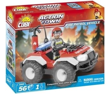 

Конструктор Cobi Action Town Пожарный патруль, 56 деталей (COBI-1443