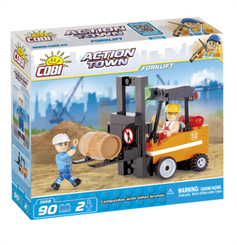 

Конструктор COBI Action Town Погрузчик, 90 деталей (COBI-1668)