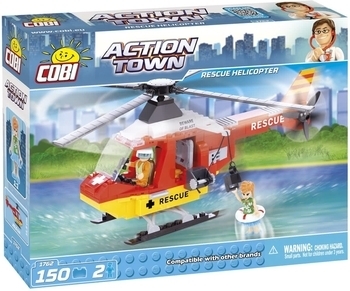 

Конструктор Cobi Action Town Спасательный вертолет, 150 деталей (COBI-1762)