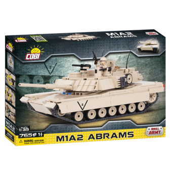 

Конструктор Cobi Small Army Танк М1А2 Абрамс, 765 деталей (COBI-2608