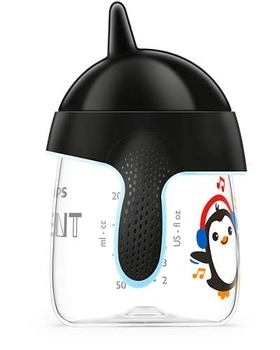 Чашка з носиком Philips Avent 12+, чорний, 260 мл (SCF753/00) - Pampik - 3
