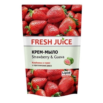 Крем-мило Fresh Juice Strawberry & Guava, 460 мл - Pampik