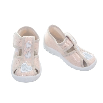 Капці Waldi Маша, текстиль, р.21, бежевий (06045) - Pampik