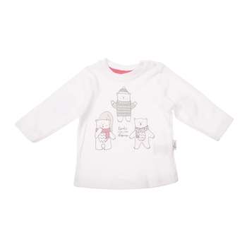 Костюм Flexi Ведмедики, інтерлок, р.74, молочний (217221) - Pampik - 3