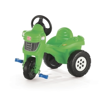 Детский велосипед-трактор с педалями Step 2, зеленый (717600) - Pampik