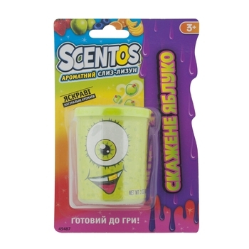 Ароматная слизь-лизун Scentos Сумасшедшее Яблоко (45487) - Pampik
