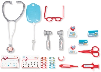 Візок медичної допомоги Ecoiffier з обладнанням і аксесуарами (340202) - Pampik - 3