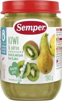 

Пюре Semper из киви, яблока и груши, 190 г