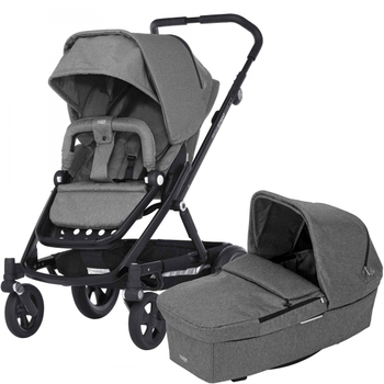 

Универсальная коляска 2 в 1 Britax Go Nex2 Grey Melange/Black, серый (2000029406)