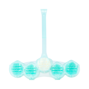 Туалетный блок для унитаза Domestos Power 5 с хлором Кристальная чистота, 55 г - Pampik - 4