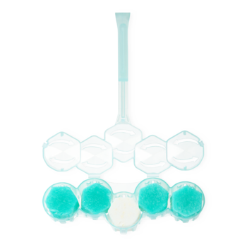 Туалетный блок для унитаза Domestos Power 5 с хлором Кристальная чистота, 55 г - Pampik - 5