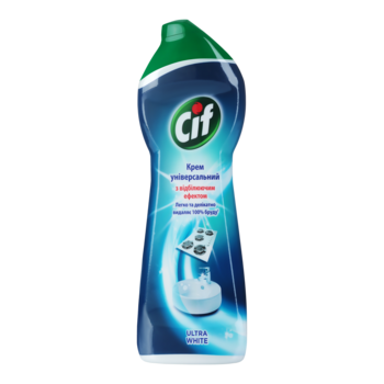 Очищувальний крем Cif Ультра Уайт, 250 мл - Pampik - 2