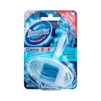 Туалетний блок для унітаза Domestos Атлантик, 40 г - Pampik - 3