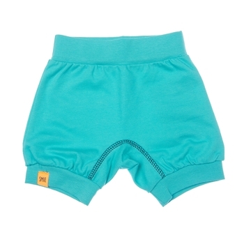 Шорти Smil Тропічний рай, стрейч-Лакоста, р.68, бірюзовий (112267) - Pampik