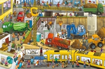 Міні Авто Віммельбух. На будівництві - Ізабель Гентген - Pampik - 4