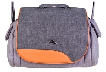 Універсальна коляска 2 в 1 Adamex Sofia Happy collection H7, сірий з помаранчевим (621592) - Pampik - 6